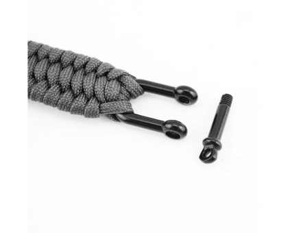 Apyrankė pintos virvės Paracord Blue; 21-23cm