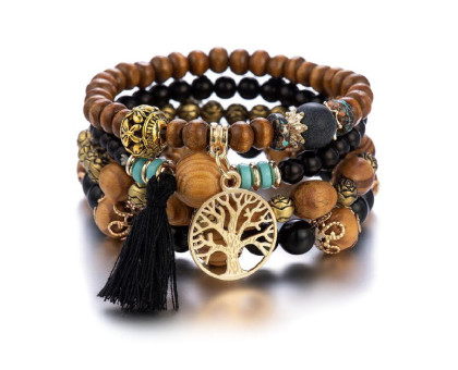 Apyrankės Bohemia Tree Black; 19-20cm