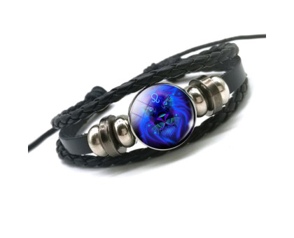 Apyrankė zodiako ženklas Liūtas Leo Glow; universalaus dydžio