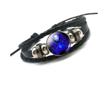 Apyrankė zodiako ženklas Mergelė Virgo Glow; universalaus dydžio