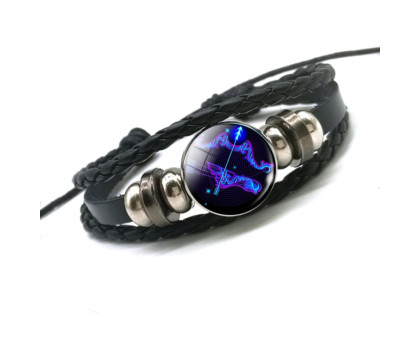 Apyrankė zodiako ženklas Šaulys Sagittarius Glow; universalaus dydžio