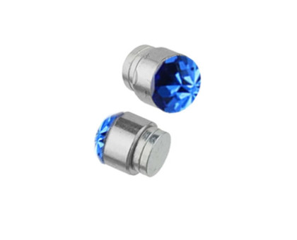 Auskarai magnetiniai Magnet Blue, 2vnt; 5mm, 6mm, 7mm