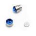 Auskarai magnetiniai Magnet Blue, 2vnt; 5mm, 6mm, 7mm