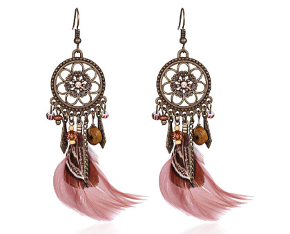 Auskarai Bohema Plunksnos 662; 2vnt