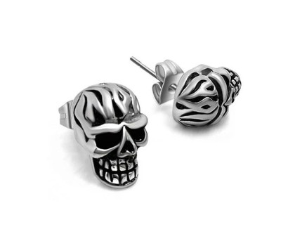 Auskarai Kaukolės Ugninės; 2vnt