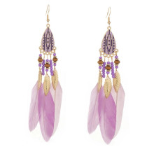 Auskarai Bohema Plunksnos 369; 2vnt