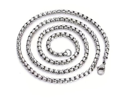 Grandinėlė Aime 448 sidabro spalvos; 60cm