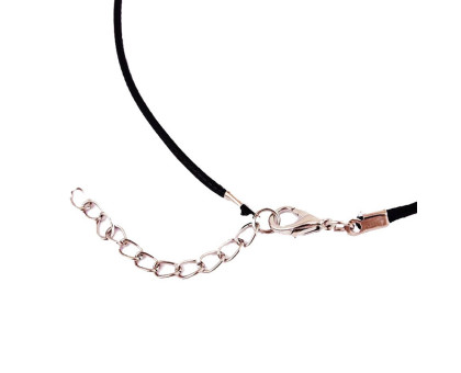 Kaklo virvelė Juoda; 45-50cm