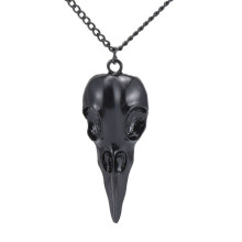 Kaklo pakabukas Animal Skull juodas; 48x19mm