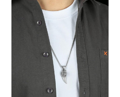 Kaklo pakabukas Vikingų vilkas; 17x47mm