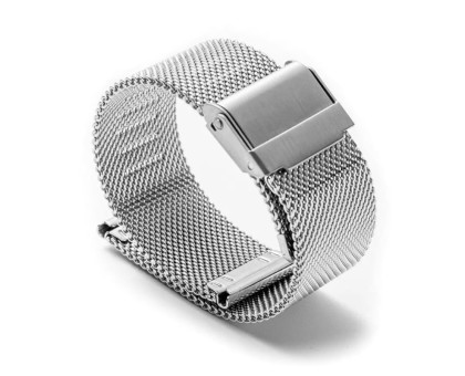 Laikrodžio dirželis Steel Silver sidabro spalvos; 18mm, 20mm, 22mm