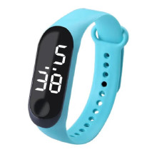 Laikrodis apyrankė Sport Sky Blue; LED