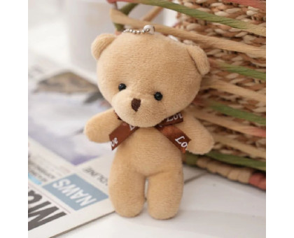 Meškiukas pakabukas Teddy Mini Light Brown; 10x6cm