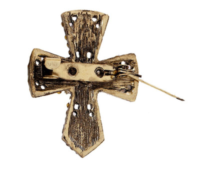 Segė Kryžius Burgundija; 4.2x3.2cm