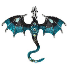 Segė Slibinas Dragon Blue; 6.2x7cm