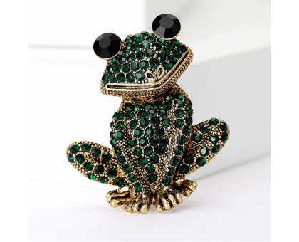 Segė Varlė žalia; 4.5x4cm