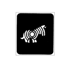 Trafaretas Tattoo 76005; 6x7cm