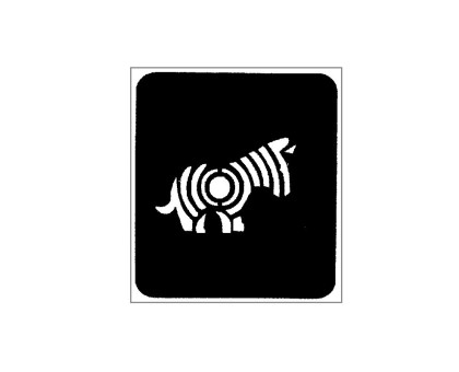 Trafaretas Tattoo 76005; 6x7cm