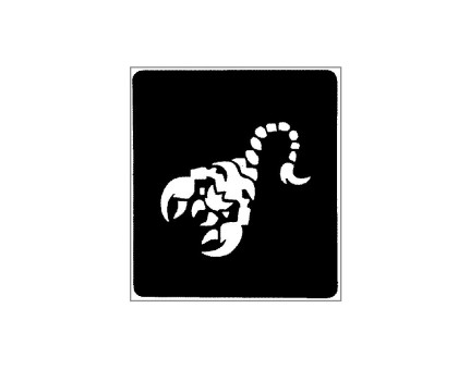 Trafaretas Tattoo 67019; 6x7cm