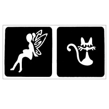 Trafaretas Tattoo 94008; 9x4cm