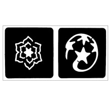 Trafaretas Tattoo 94012; 9x4cm