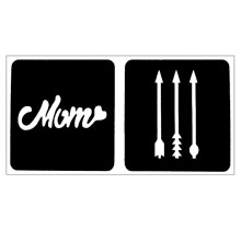 Trafaretas Tattoo 94015; 9x4cm