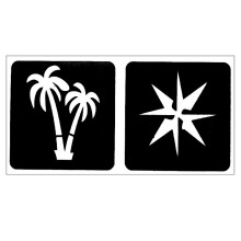 Trafaretas Tattoo 94018; 9x4cm