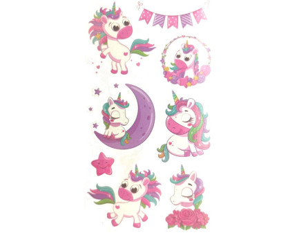 Laikina tatuiruotė Kids Mix EA02; 12x7cm