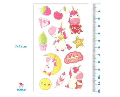 Laikina tatuiruotė Kids Mix EA04; 12x7cm