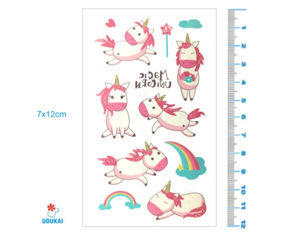 Laikina tatuiruotė Kids Mix EA05; 12x7cm