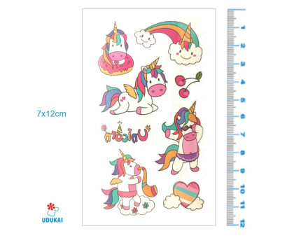 Laikina tatuiruotė Kids Mix EA08; 12x7cm