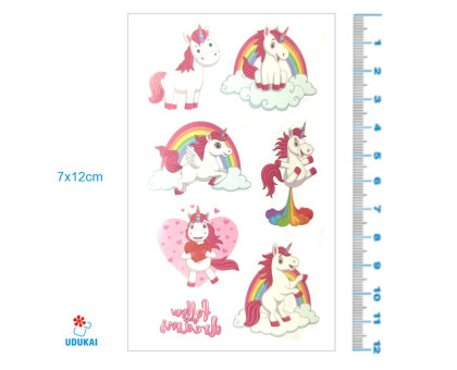 Laikina tatuiruotė Kids Mix EA09; 12x7cm