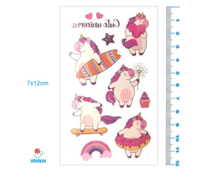 Laikina tatuiruotė Kids Mix EA10; 12x7cm