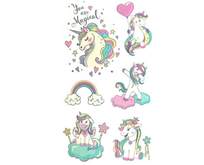 Laikina tatuiruotė Kids Mix E01; 12x7cm