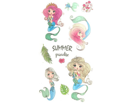 Laikina tatuiruotė Kids Mix D01; 12x7cm