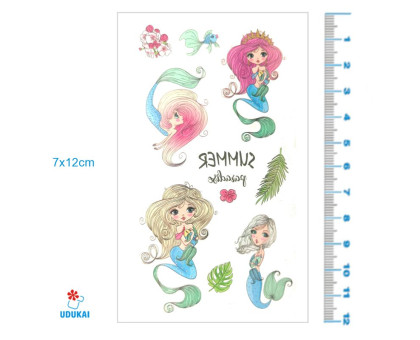 Laikina tatuiruotė Kids Mix D01; 12x7cm