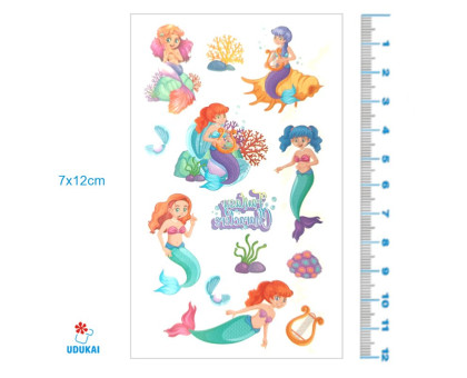 Laikina tatuiruotė Kids Mix D04; 12x7cm