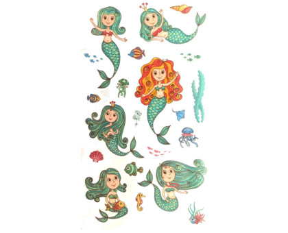 Laikina tatuiruotė Kids Mix D05; 12x7cm