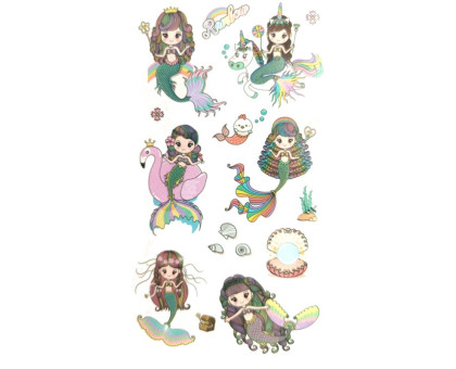 Laikina tatuiruotė Kids Mix D07; 12x7cm