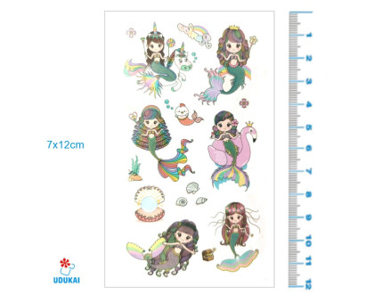 Laikina tatuiruotė Kids Mix D07; 12x7cm