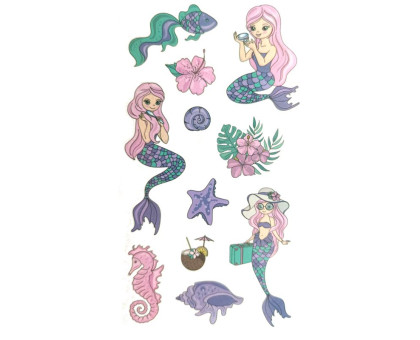 Laikina tatuiruotė Kids Mix D08; 12x7cm