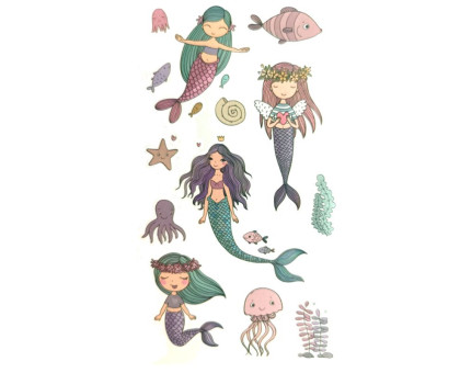 Laikina tatuiruotė Kids Mix D09; 12x7cm