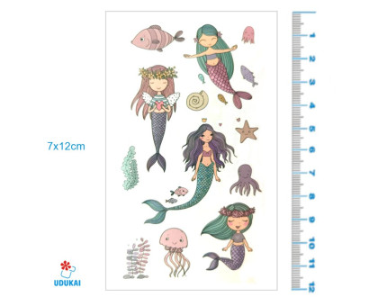 Laikina tatuiruotė Kids Mix D09; 12x7cm