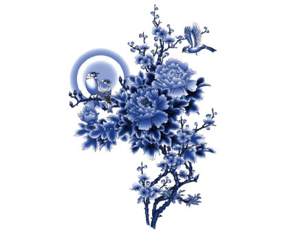 Laikina tatuiruotė Sakura 566; 21x14cm