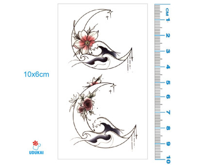 Laikina tatuiruotė Ornamentai 025; 10x6cm