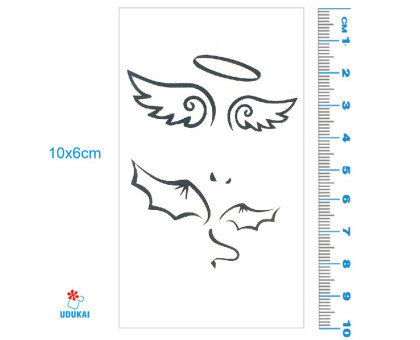 Laikina tatuiruotė Ornamentai 33037; 10x6cm