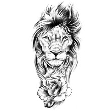 Laikina tatuiruotė Leo 375; 21x12cm