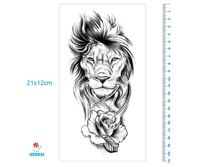 Laikina tatuiruotė Leo 375; 21x12cm