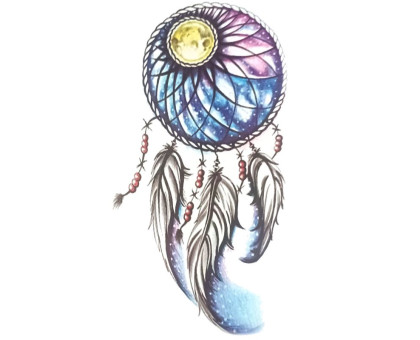 Laikina tatuiruotė Sapnų gaudyklė 8167; 19x12cm