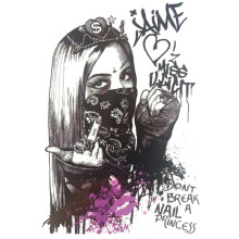 Laikina tatuiruotė Me and You 8169; 19x12cm